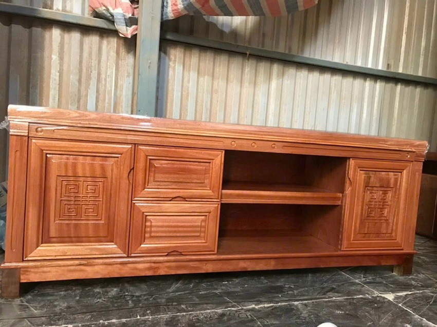 Kệ Tivi Phòng Khách Xoan Đào Hiện Đại KTV43