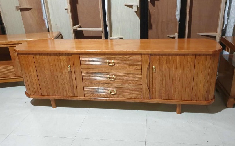 Kệ Tivi Gỗ Sồi 1m6 Kiểu Nhật Hiện Đại KTV28