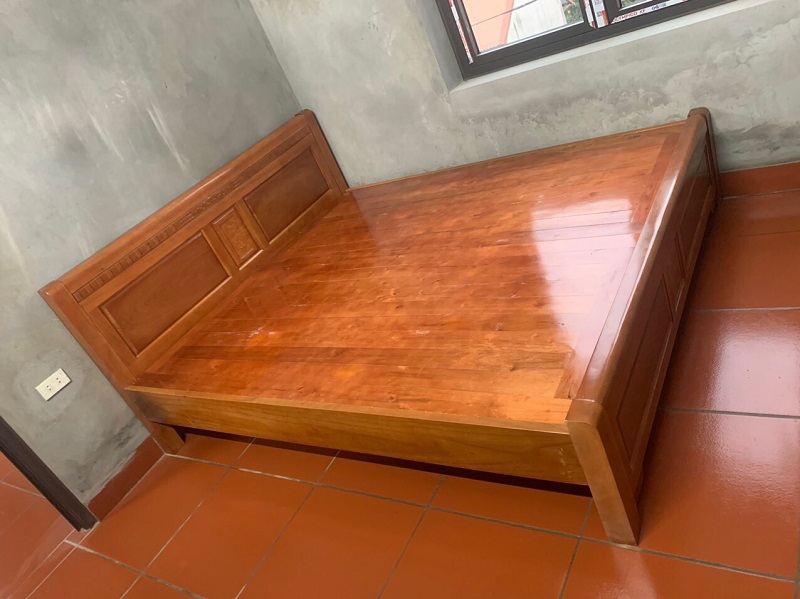 Giường Ngủ Gỗ Xoan 1m6 Đào Dát Phản GN58