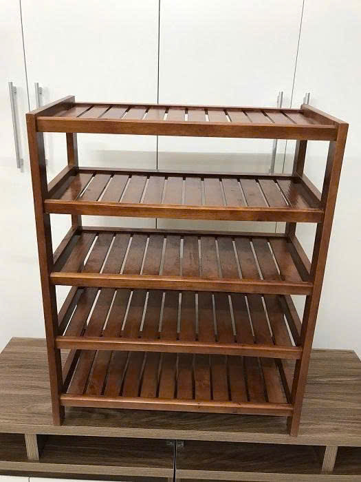 Giá để giầy dép 5 tầng gỗ tự nhiên GD01