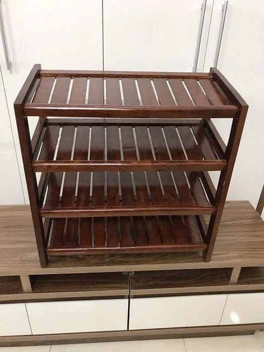 Giá để giày dép 4 tầng gỗ tự nhiên GD02